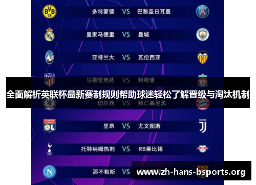 全面解析英联杯最新赛制规则帮助球迷轻松了解晋级与淘汰机制 全面解析英联杯最新赛制规则帮助球迷轻松了解晋级与淘汰机制